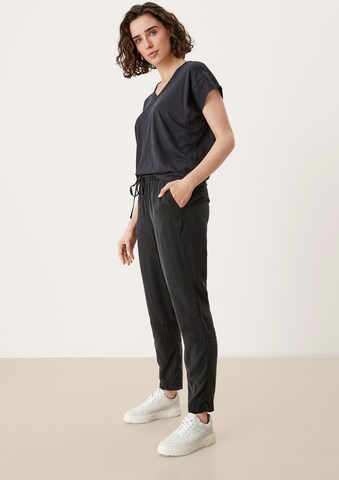 s.Oliver Tapered Broek in Zwart