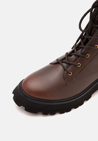 Stivaletto stringato 'CALEB' di MICHAEL Michael Kors in marrone