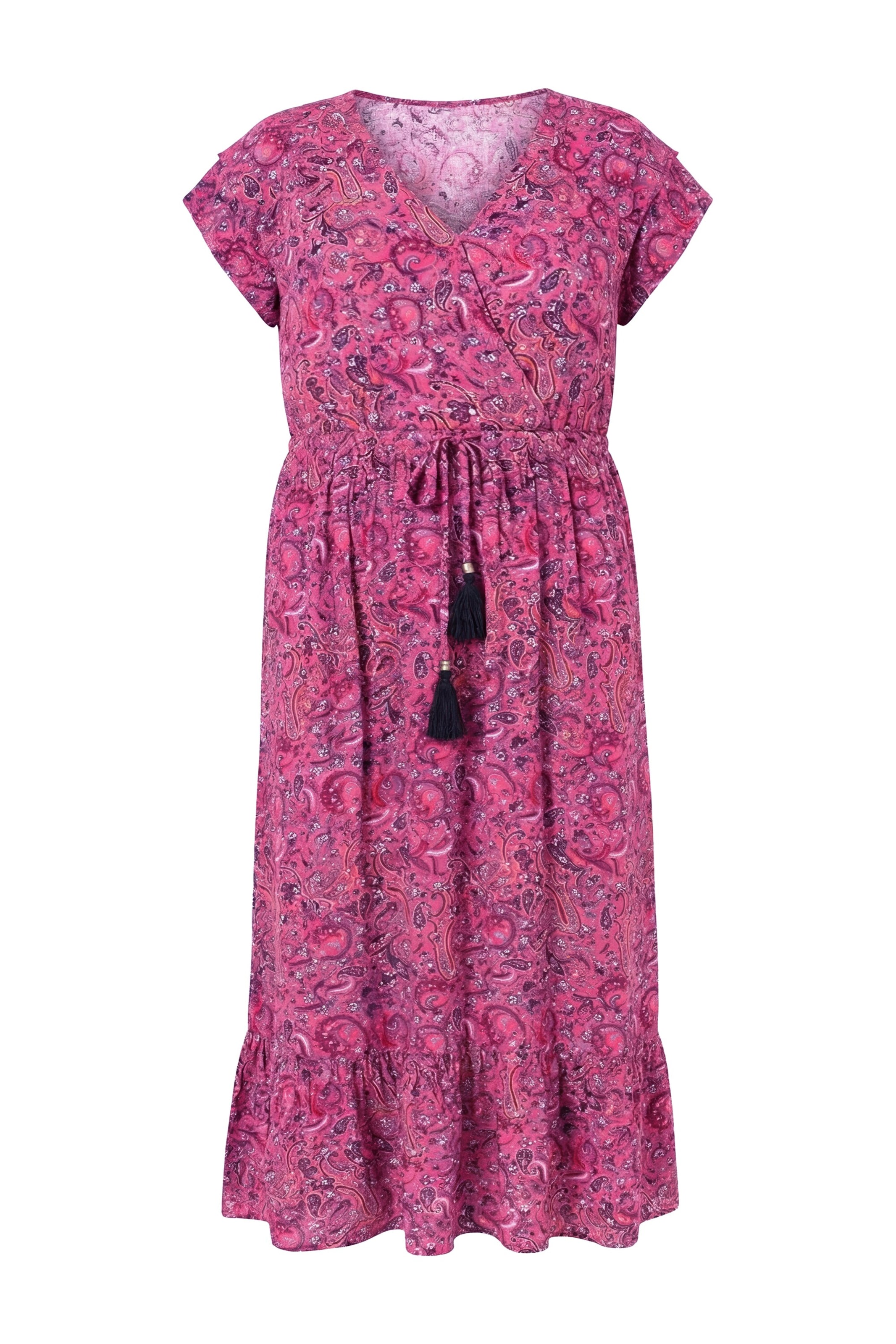 Studio Untold Jurk in Roze: voorkant