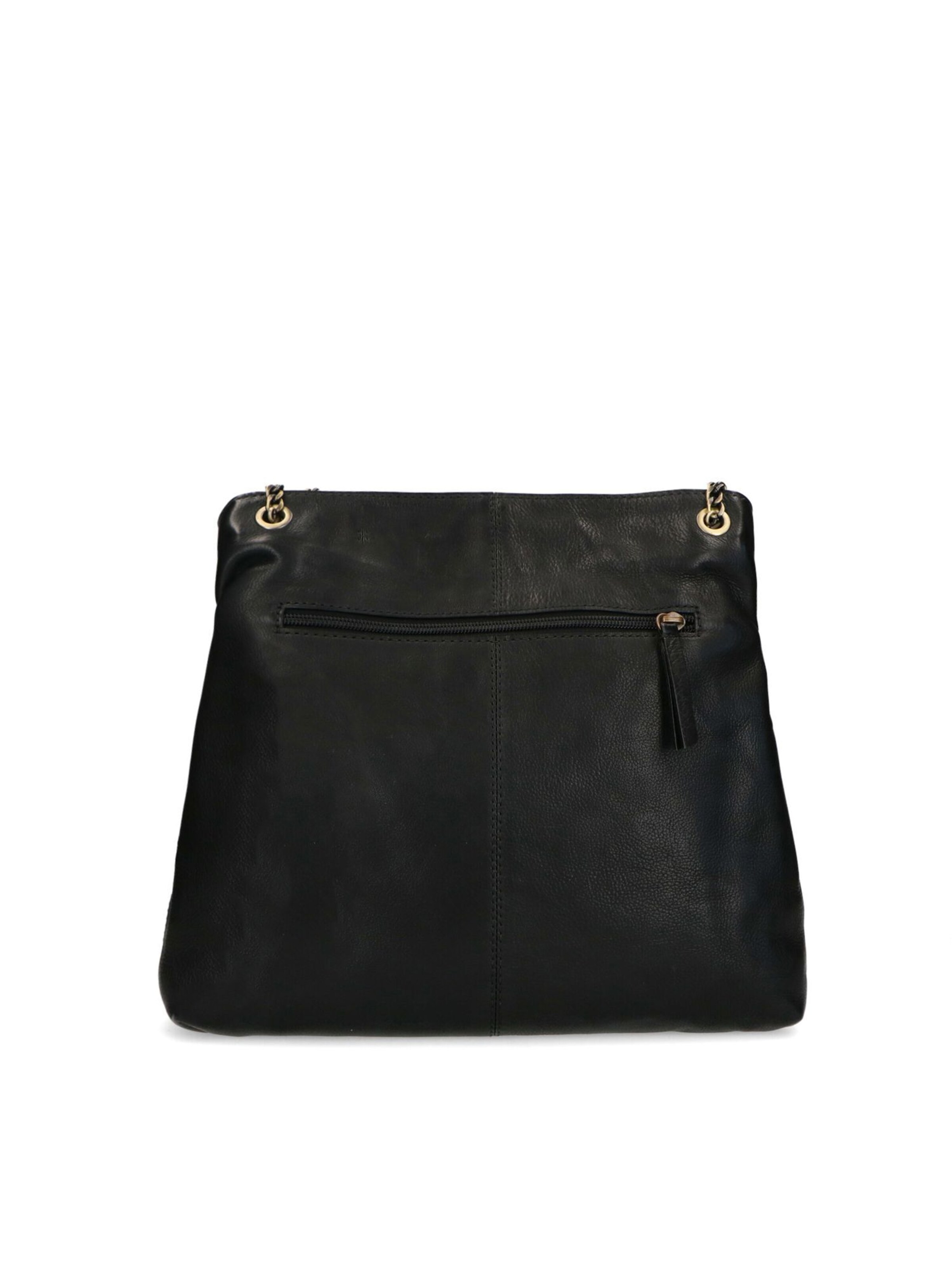 MANFIELD Schultertasche in Schwarz