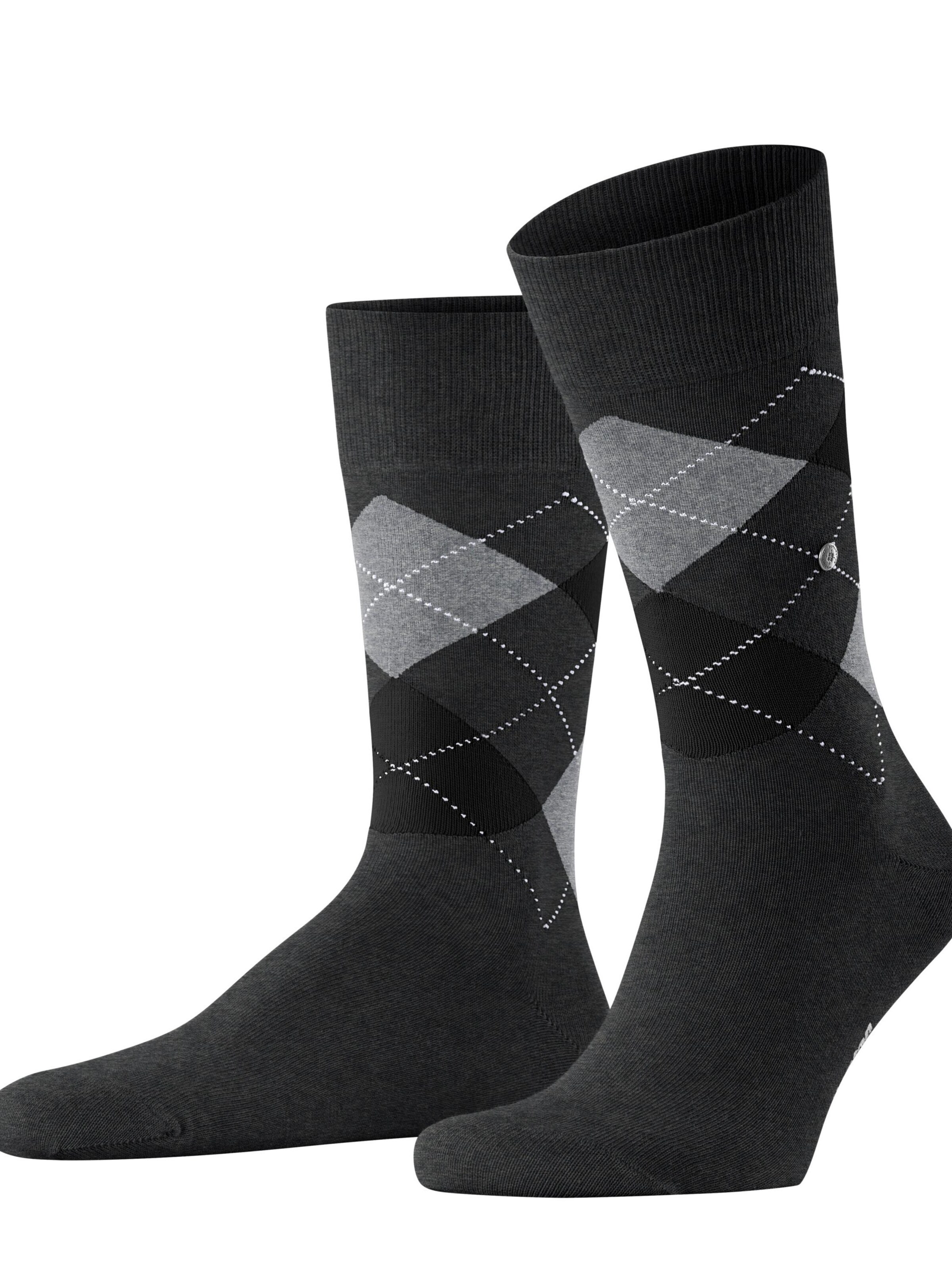 BURLINGTON Socks 'King' in Grey: front