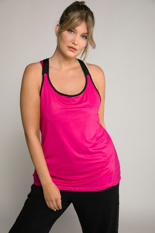 Ulla Popken Top in Roze: voorkant