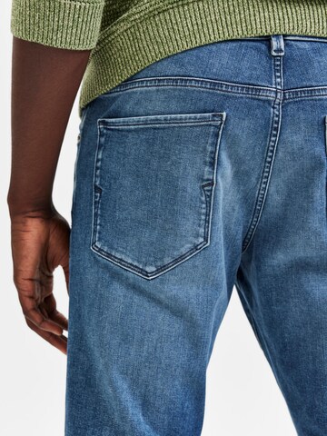 SELECTED HOMME regular Jeans i blå