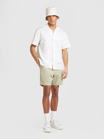 SELECTED HOMME Comfort fit Button Up Shirt in White