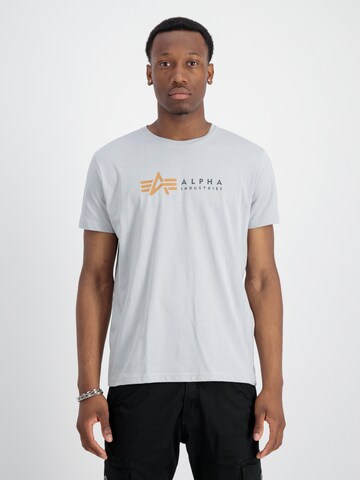 T-Shirt ALPHA INDUSTRIES en gris : devant