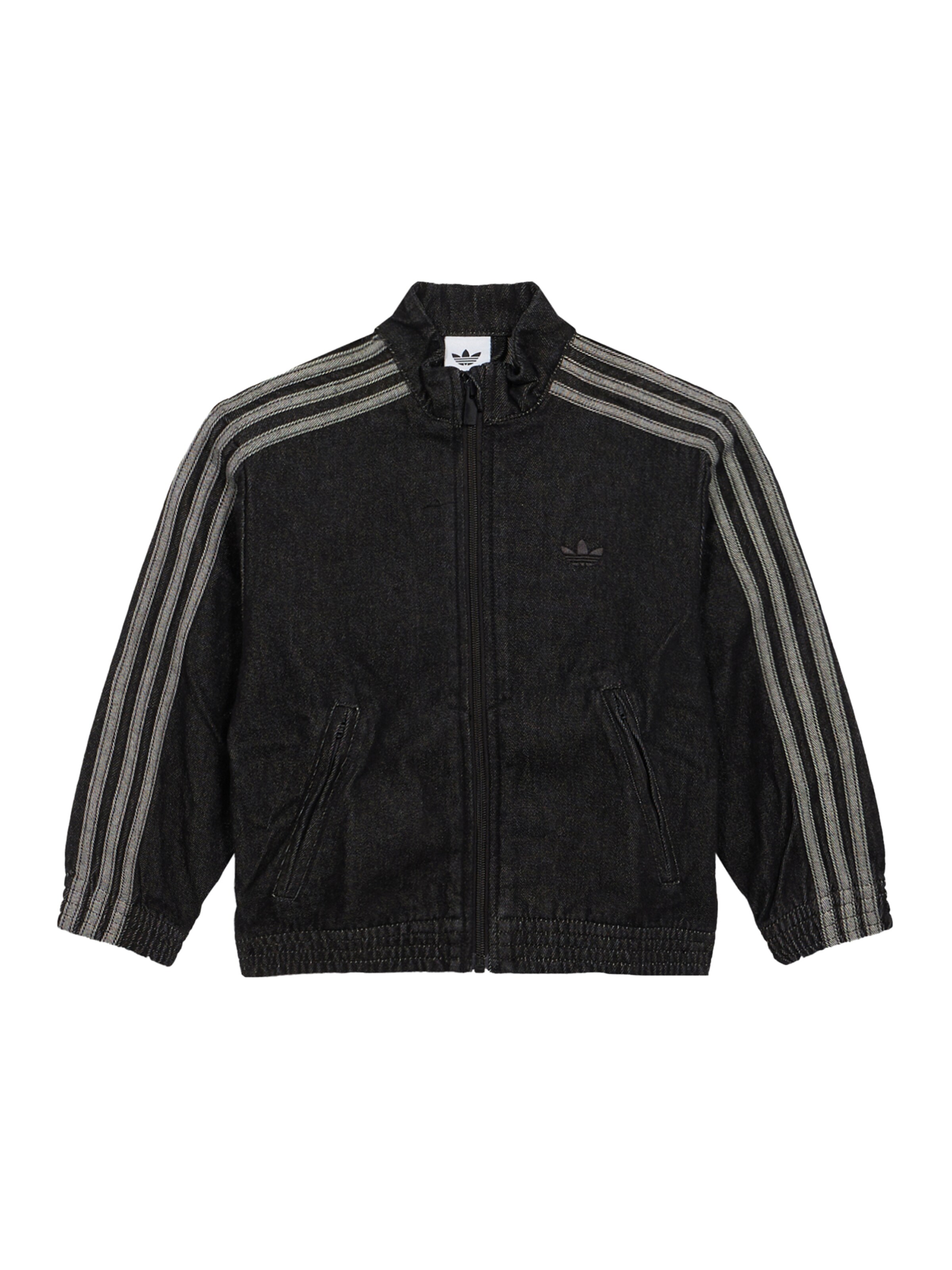 juoda ADIDAS ORIGINALS Demisezoninė striukė 'FIREBIRD': priekis