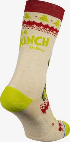 Stance Athletic Socks 'Grinch' in Beige