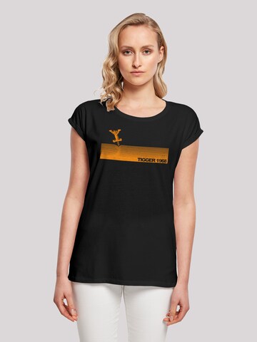 T-shirt 'Disney Winnie Puuh Der Bär Tigger 1968' F4NT4STIC en noir : devant