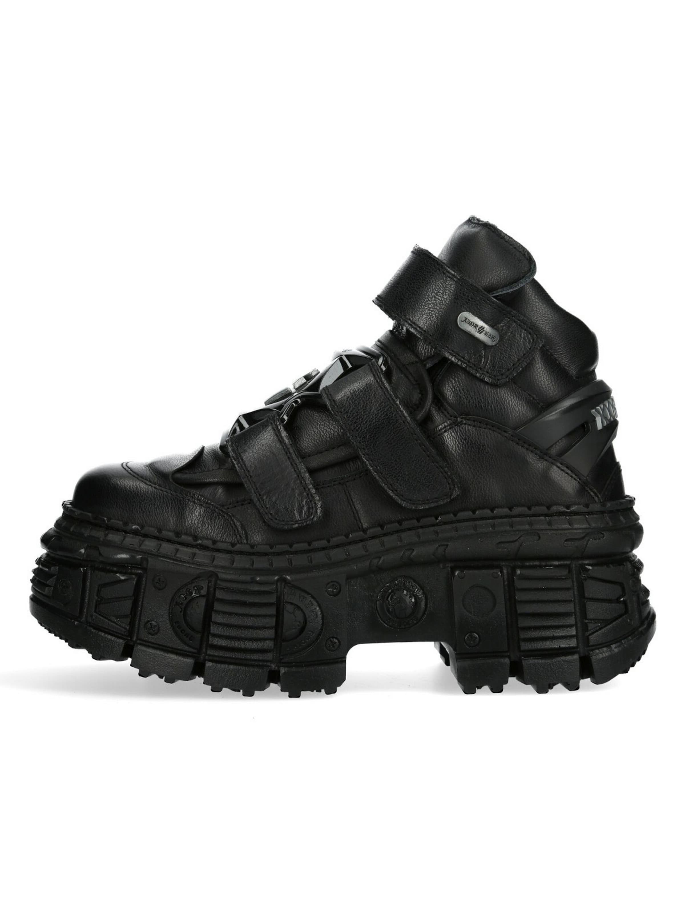 Sneaker bassa 'M-WALL285-S2' di New Rock in nero: frontale