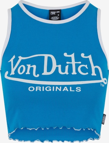 Von Dutch Originals Toppi 'Ashley' värissä sininen: etupuoli