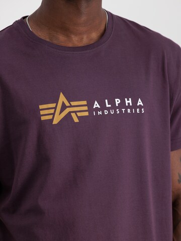 Maglietta di ALPHA INDUSTRIES in lilla