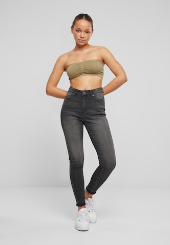 Urban Classics Bandeau Top | siva barva