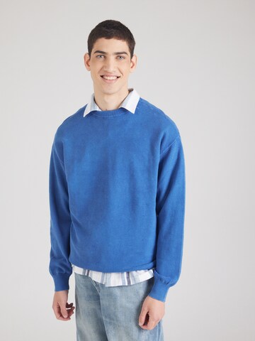 Petrol Industries Sweater in Blue: front