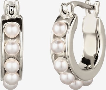 Boucles d'oreilles 'Pearl' ELLI en argent : devant