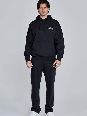 SikSilk Tracksuit 'Hoodie and Joggers Set' in Black