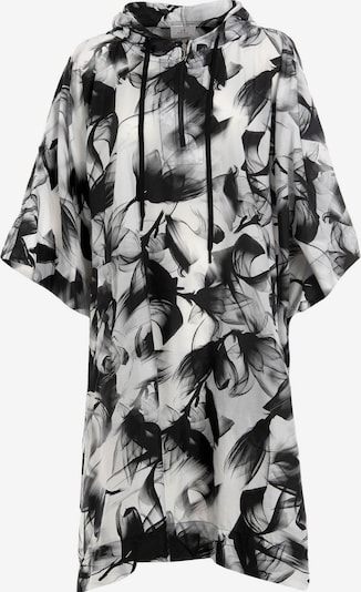 DEHA Poncho in anthrazit / schwarz / offwhite, Produktansicht