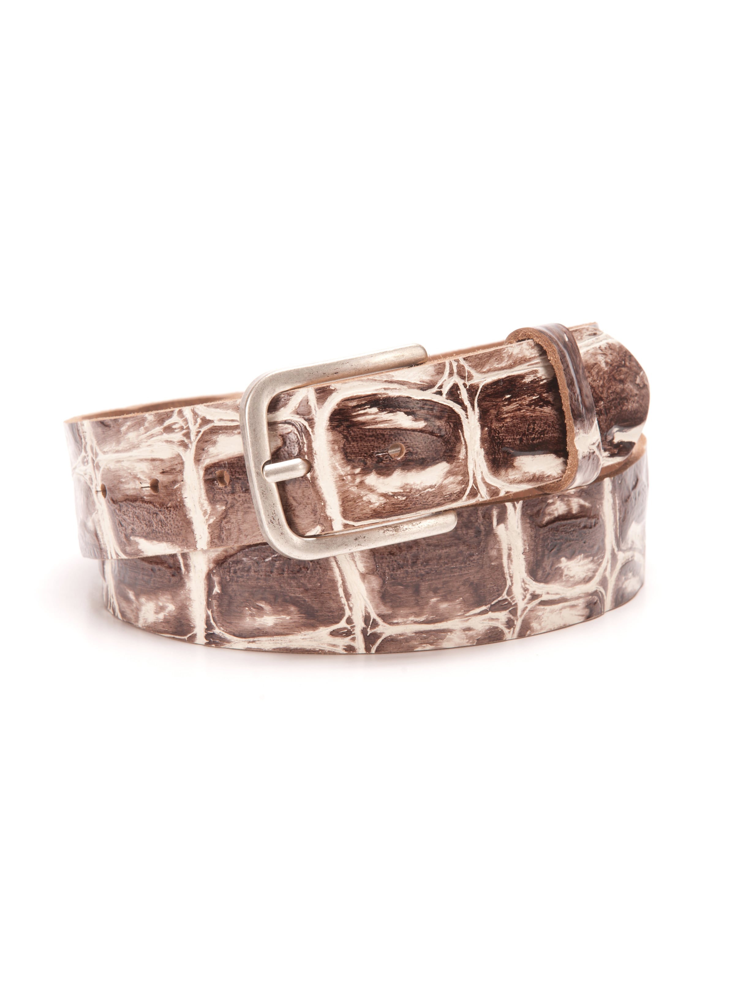 Ceinture BA98 en marron : devant