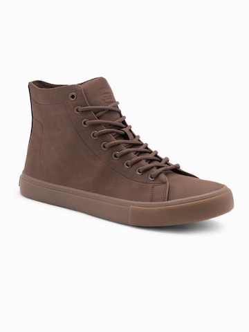 Ombre Sneakers hoog 'Foth-0187' in Bruin