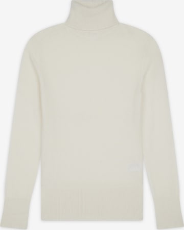 smėlio JUST CASHMERE Megztinis 'Lexie': priekis