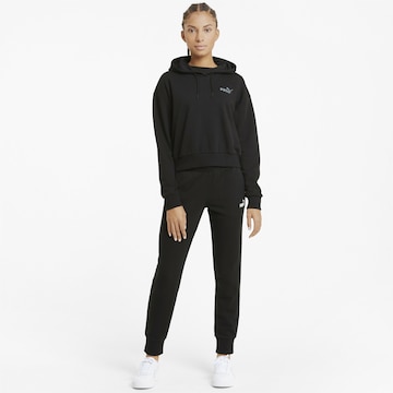 PUMA Tapered Sportbyxa 'Essential' i svart