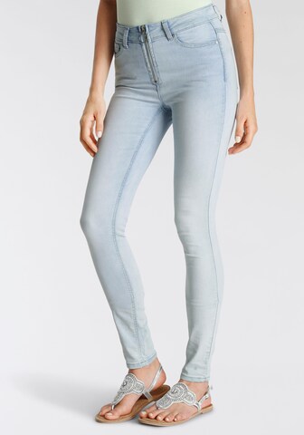 MELROSE Skinny Jeans in Blue: front