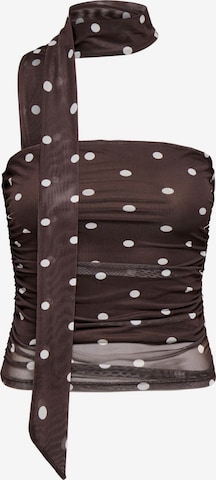 Haut 'JDYElsa' JDY en marron : devant