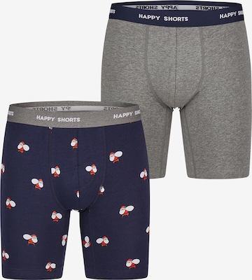 Happy Shorts Boxer shorts ' XMAS Boxer Briefs ' in Blue: front