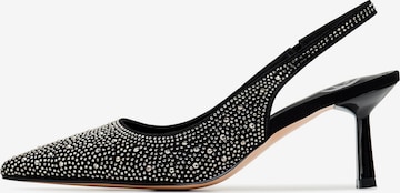 CESARE GASPARI Pumps 'Jewel' in Schwarz: Vorderseite