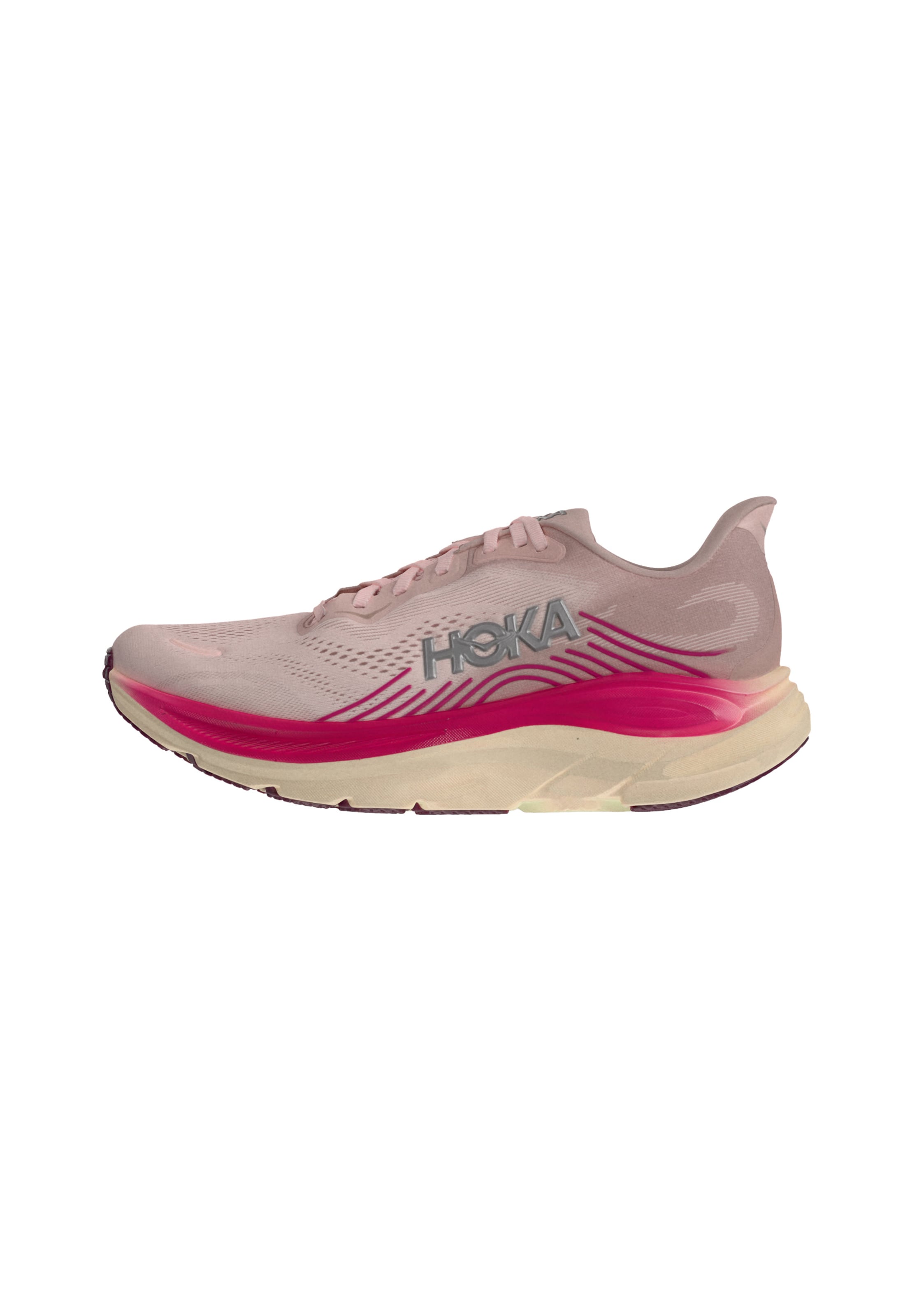 HOKA Loopschoen 'Clifton 11' in 36 in de kleur Zilvergrijs / Oudroze, Productweergave