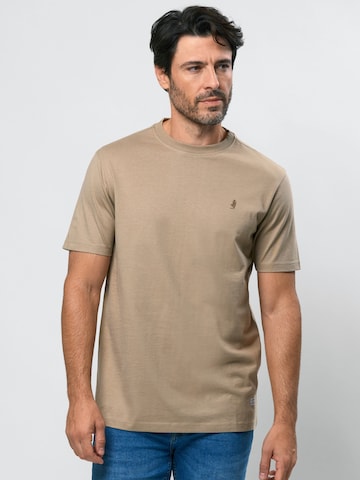 MCS Regular fit Overhemd 'MCFelix' in Beige: voorkant