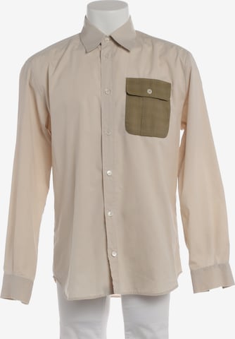 DOLCE & GABBANA Freizeithemd / Shirt / Polohemd langarm M-L in Weiß: Vorderseite