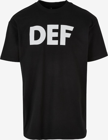 DEF Shirt 'Her Secret' in Zwart: voorkant