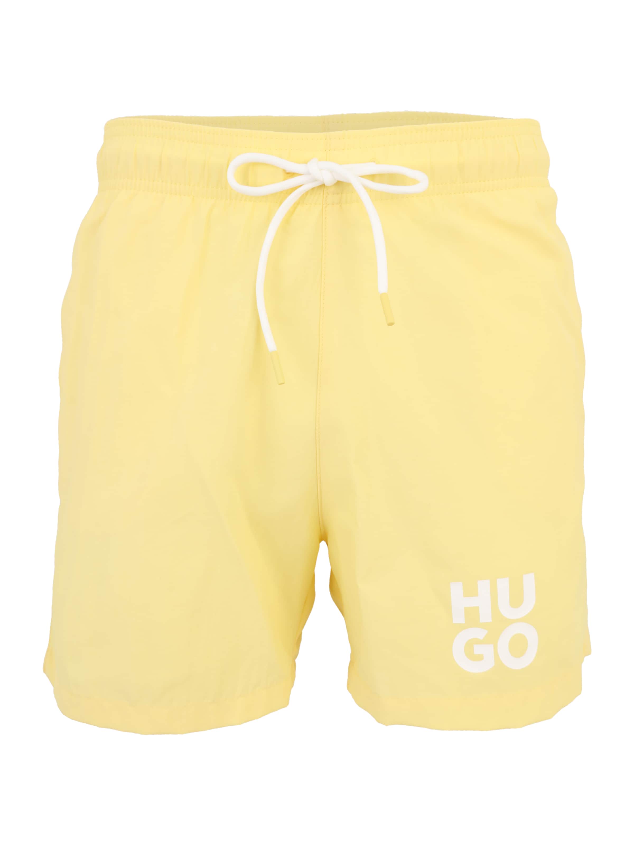 HUGO Rövid fürdőnadrágok 'PAOLO' - sárga: elől