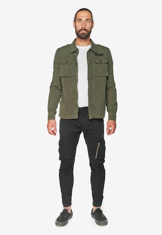 Le Temps Des Cerises Tapered Cargo Pants 'ALBAN' in Black