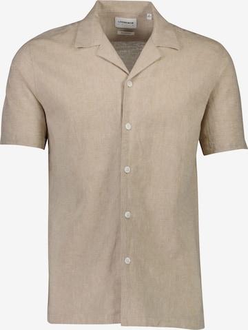 Lindbergh Button Up Shirt in Beige: front