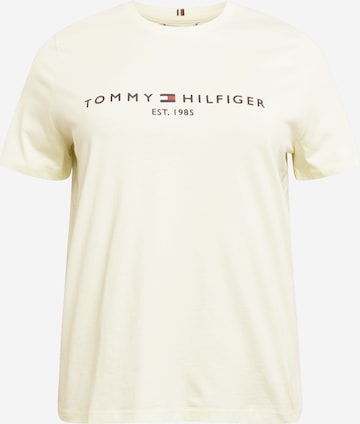 Tommy Hilfiger Curve T-Shirt in Gelb: front