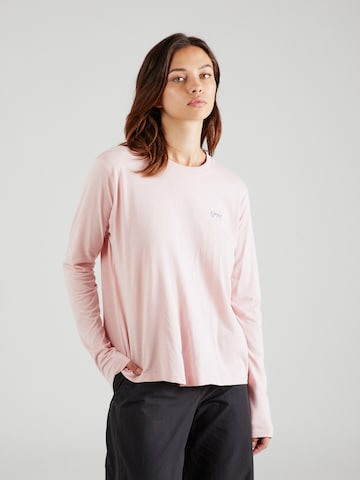 T-shirt fonctionnel DKNY Performance en rose : devant