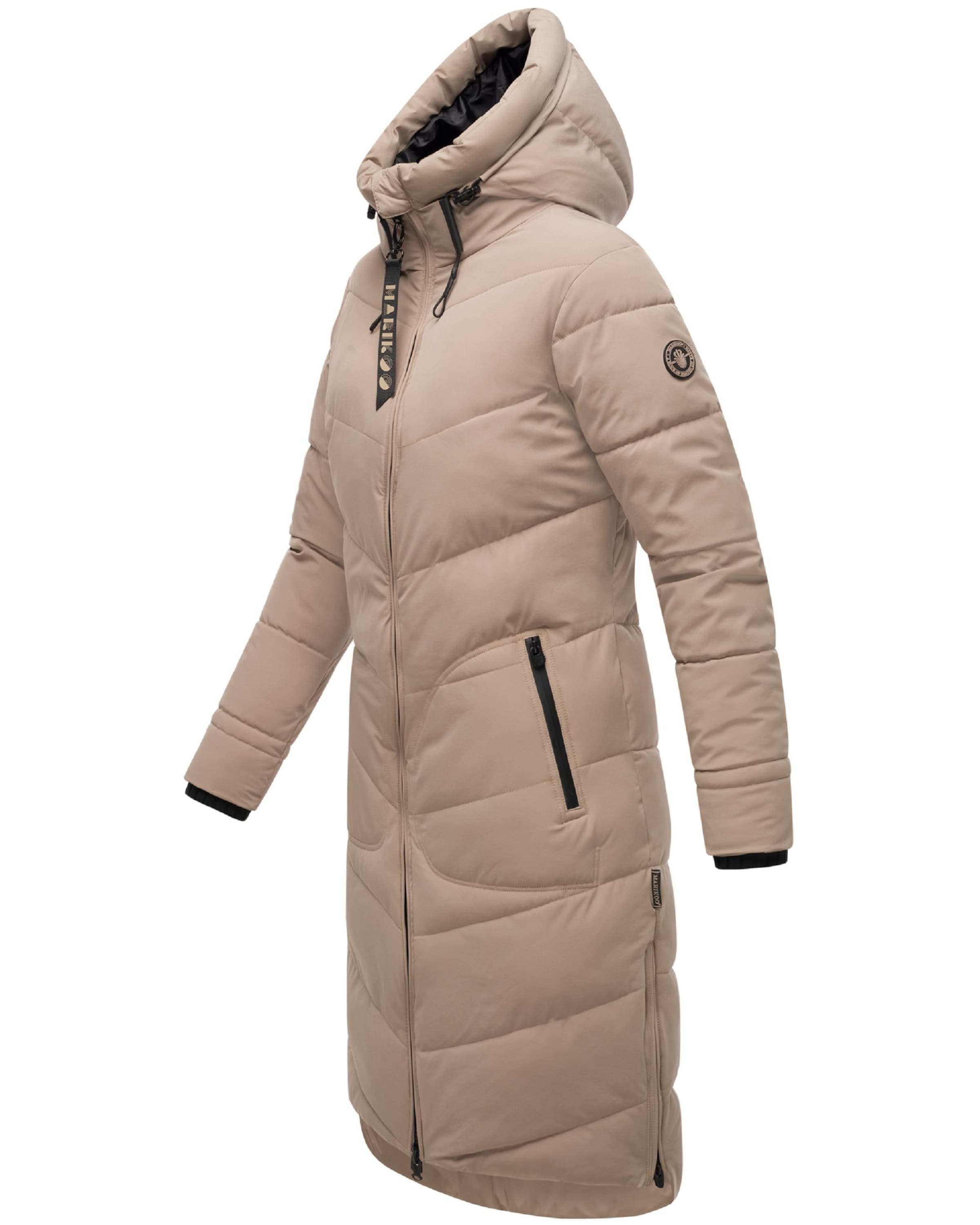 MARIKOO Vinterfrakke 'Benikoo' i beige