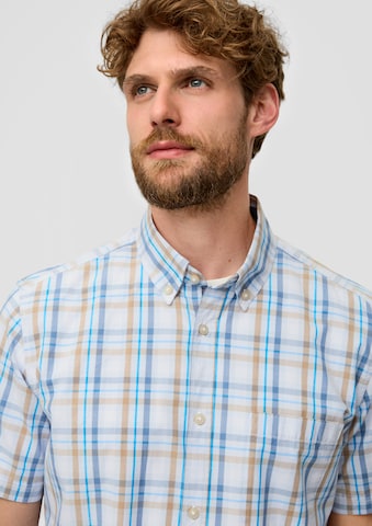 s.Oliver Regular fit Button Up Shirt in Blue