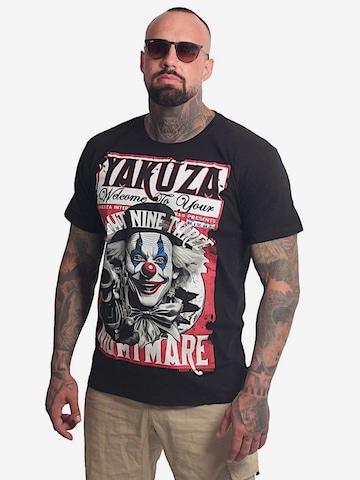 Yakuza Shirt 'Welcome' in Black: front