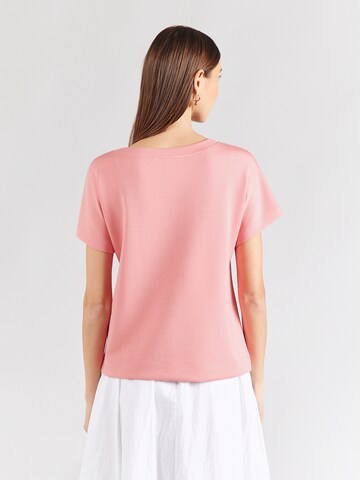 rožinė monari Megztinis be užsegimo