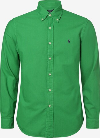 Polo Ralph Lauren Button Up Shirt in Green: front