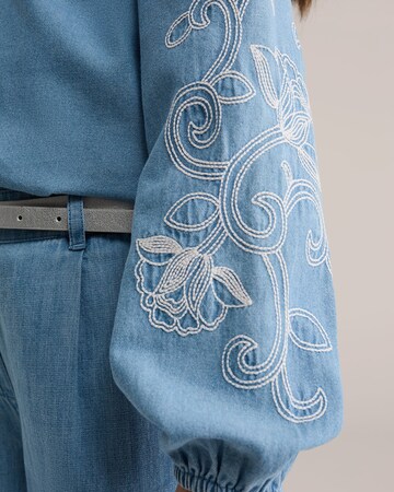 WE Fashion Bluse in Blau