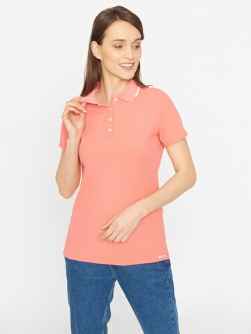 Sea Ranch Shirt 'Naja' in Roze: voorkant