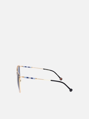 Carolina Herrera Zonnebril 'Carolina Herrera CH 0036/S Gold blue 56/20/145 Women Sunglasses' in Goud