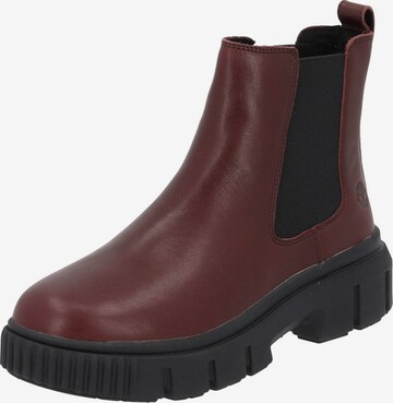 TIMBERLAND Chelsea boots 'Greyfield' in Rood: voorkant