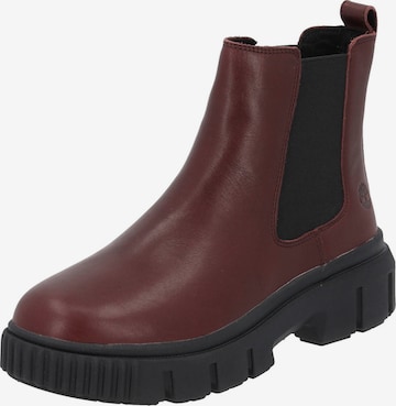 TIMBERLAND Chelsea Boots 'Greyfield' in Red: front