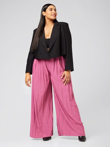 Wide leg Pantaloni 'Lucila' de la Guido Maria Kretschmer Curvy pe roz