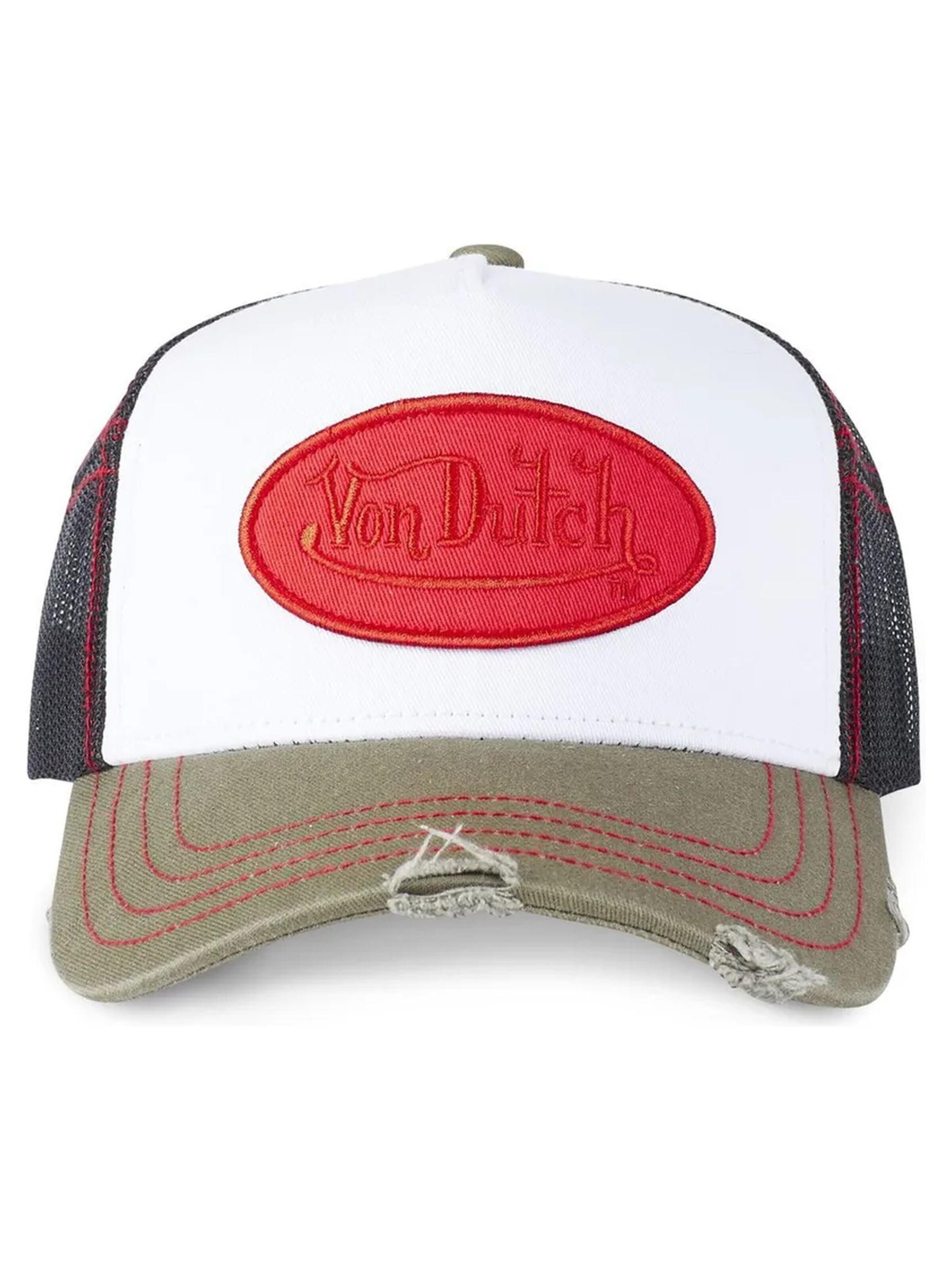 Von Dutch - Boné 'Gorra von dutch blanca sum man trucker cap' em branco: frente