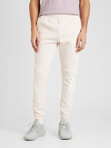 ADIDAS SPORTSWEAR - Tapered Pantalón deportivo 'Future Icons' en beige: frente